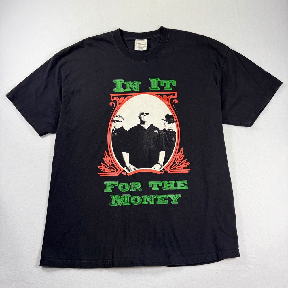 Pawn Stars In It For The Money Graphic T-Shirt Mens XL History Channel Tee Black